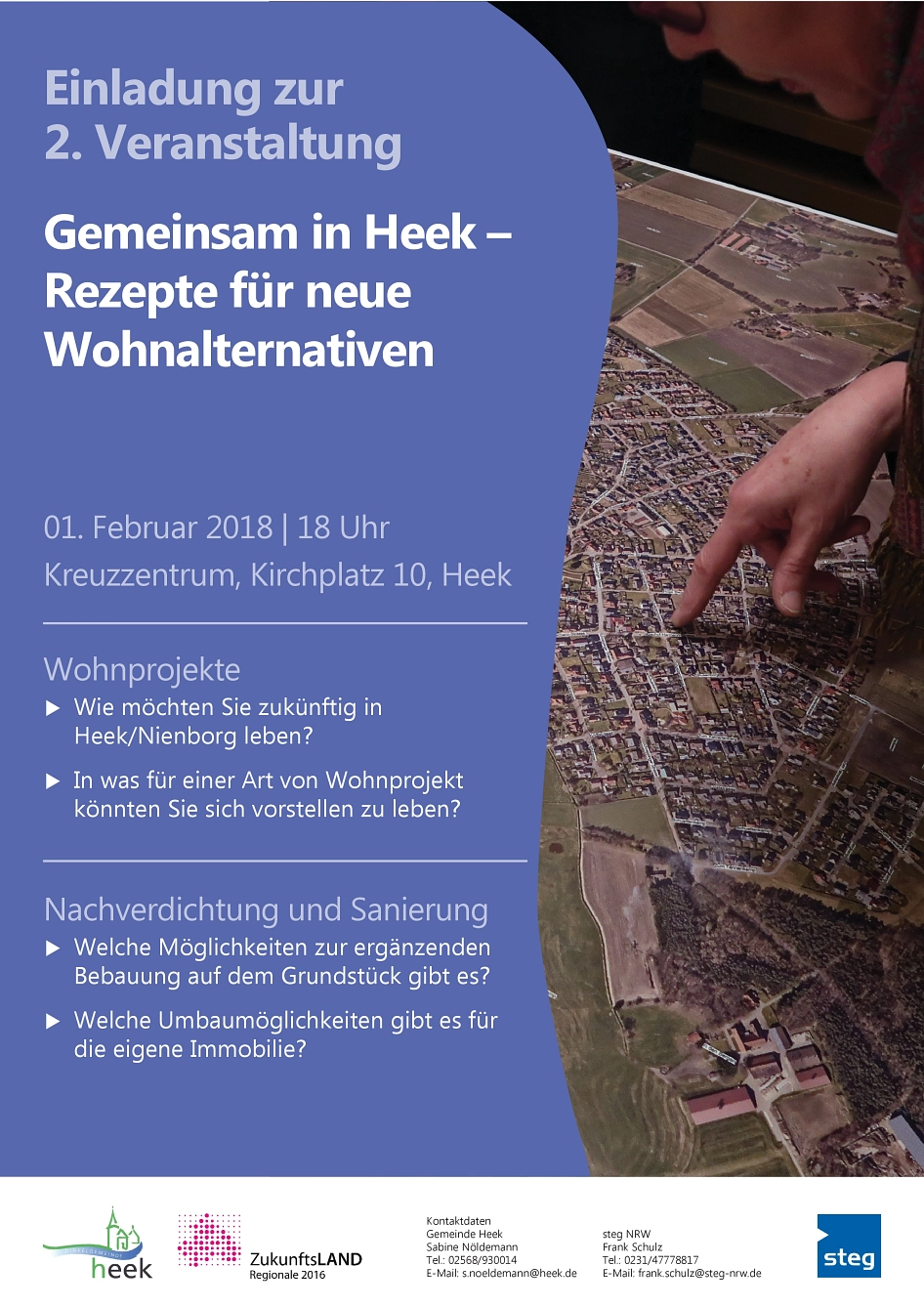 Einladungsplakat Workshop II © Gemeinde Heek