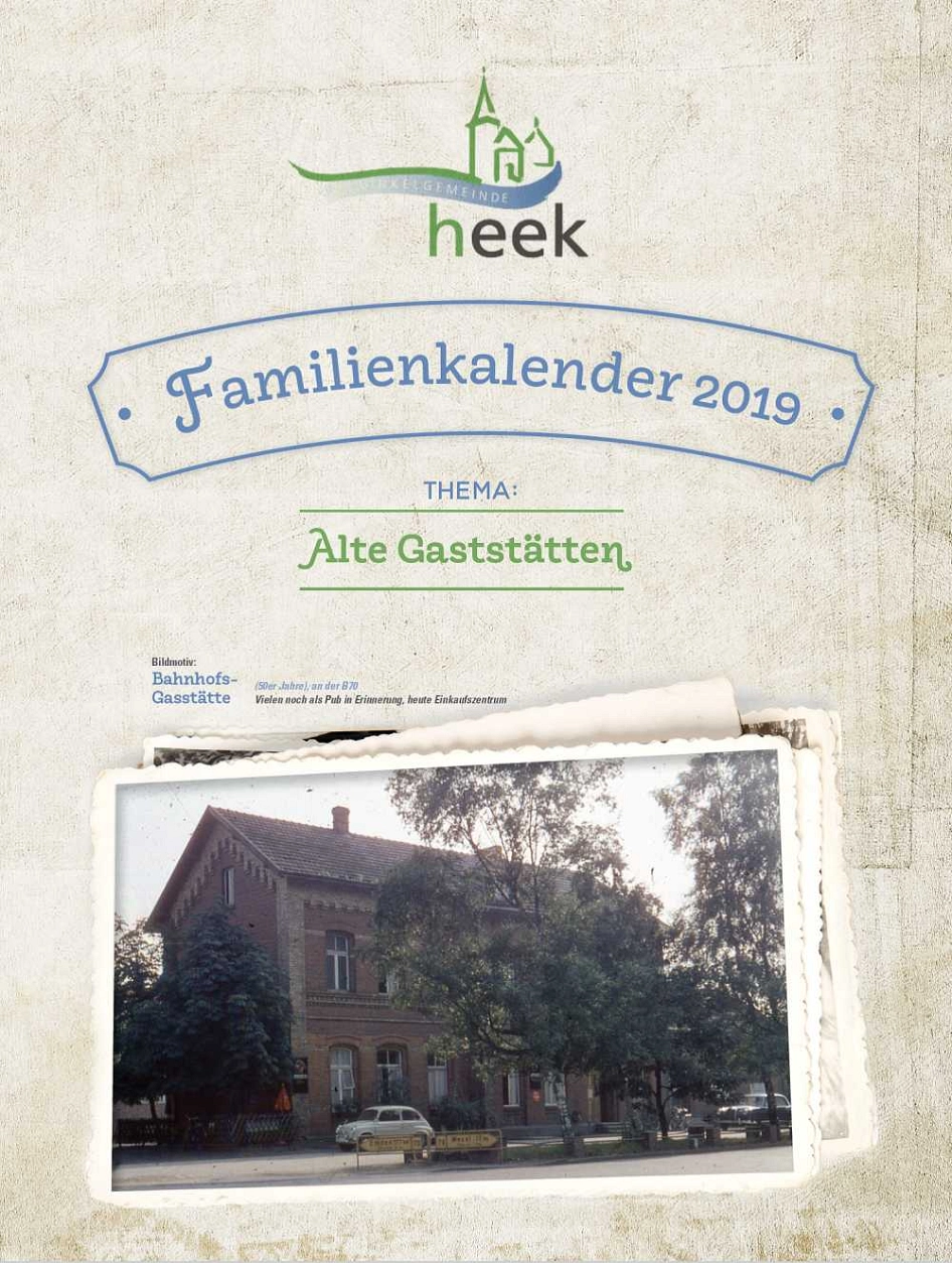 Familienkalender 2019 © Gemeinde Heek