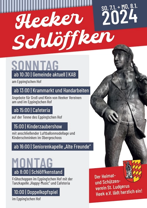 Plakat Schlöffken 2024 © Gemeinde Heek