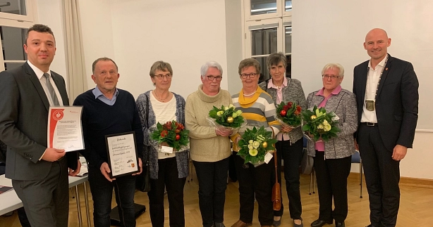 Rollstuhlbegleitgruppe Ehrenamtspreis 2019 © Gemeinde Heek
